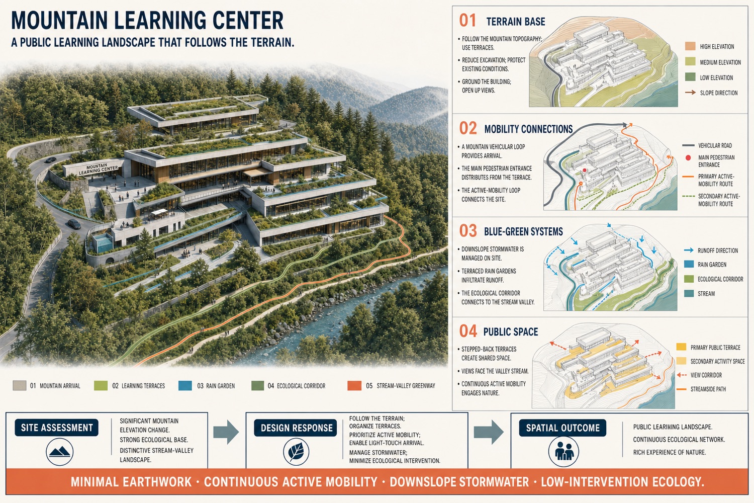 Integrated urban, terrain, mobility, and environmental site assessment board from the handbook